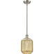 Ballston Preston 1 Light 6.75 inch Brushed Satin Nickel Mini Pendant Ceiling Light in Mercury