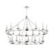 Allendale 28 Light 58 inch Polished Nickel Chandelier Ceiling Light