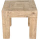Evander 22 X 22 inch Natural Side Table