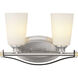 Nealy 2 Light 13.5 inch Brushed Nickel Bath Vanity Wall Light