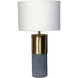 Koko 22 inch 60.00 watt Grey Table Lamp Portable Light