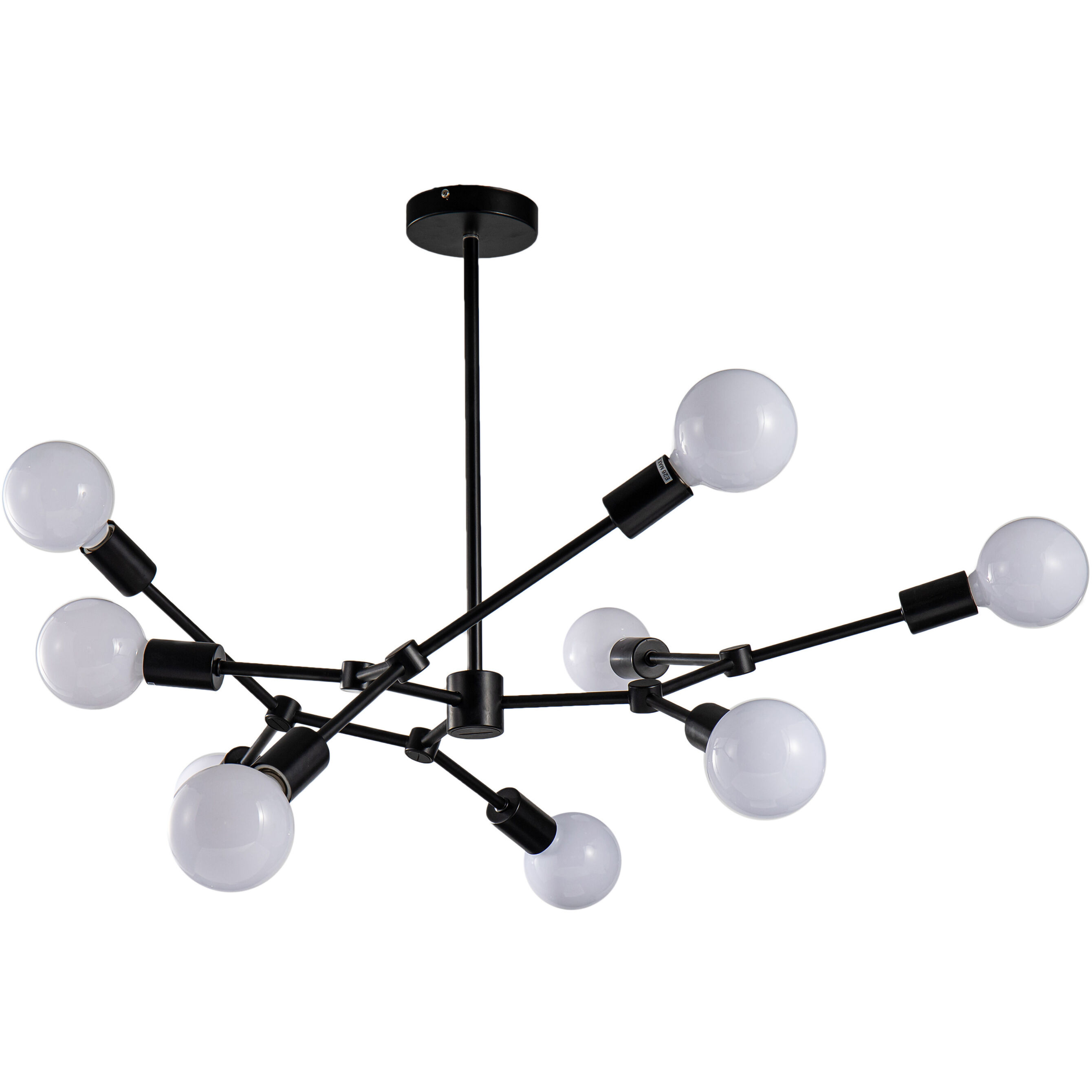 Canada 9 Light 30.8 inch Matte Black Chandelier Ceiling Light