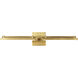 Sean Lavin Kal LED Natural Brass Bath Light Wall Light, Integrated LED