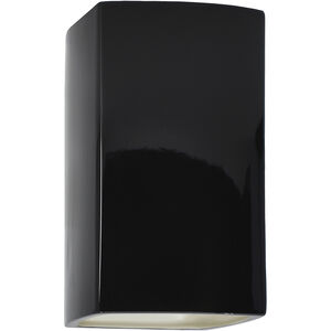 Ambiance Collection LED 14 inch Gloss Black/Matte White Outdoor Wall Sconce