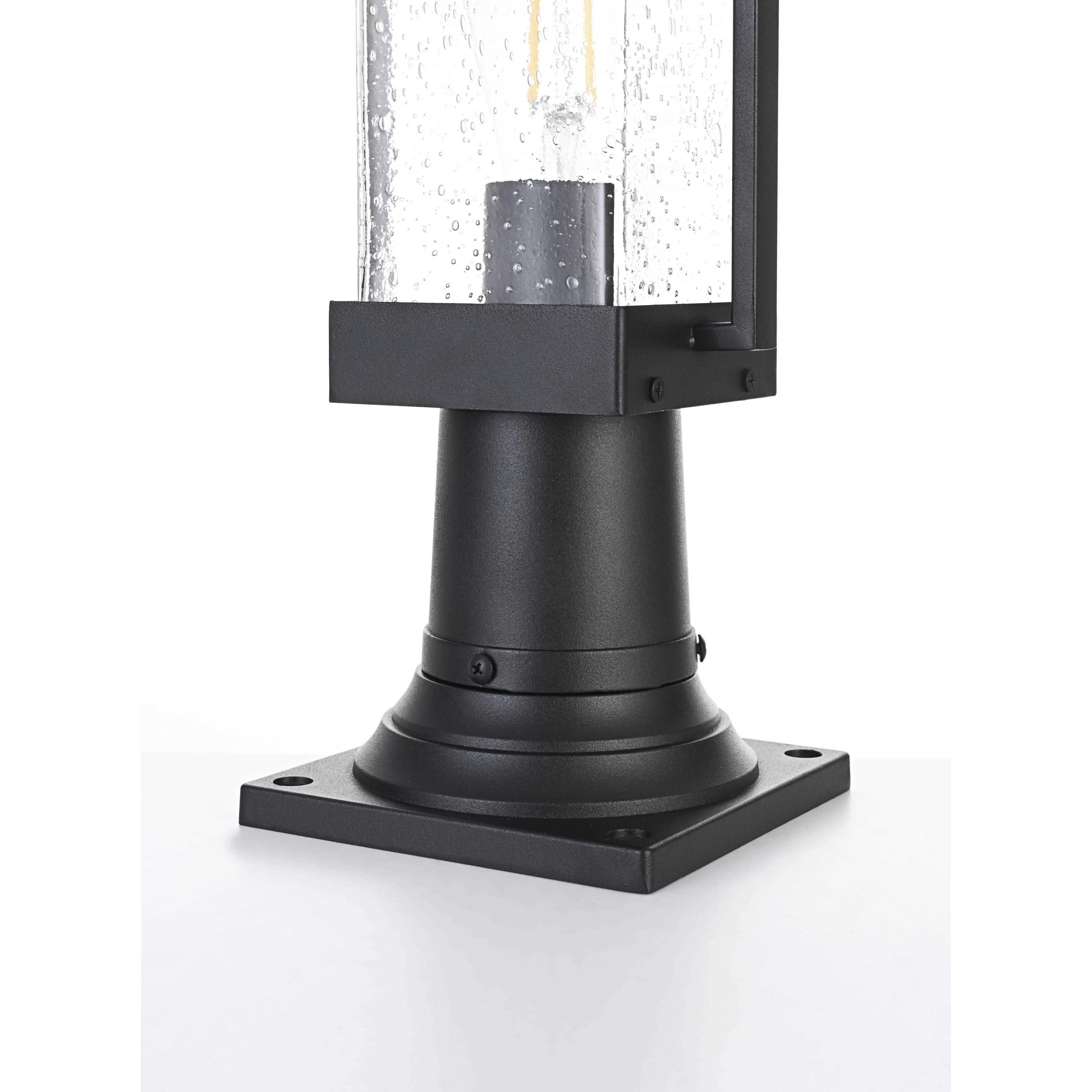 Tioga 1 Light 15 inch Black Outdoor Post Light