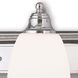 Springfield 6 Light 48 inch Polished Chrome Vanity Sconce Wall Light