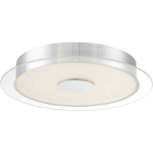 Diamond Dust LED 16 inch Chrome Flush Mount Ceiling Light
