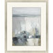 Echoes of the Sea Blue and Gray and Green and White Framed Art