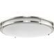 Abide LED LED 17.7 inch Brushed Nickel Flush Mount Ceiling Light, Large, Progress LED