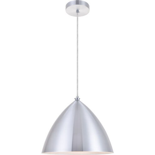 Kenneth 1 Light 13.5 inch Burnished Nickel Pendant Ceiling Light