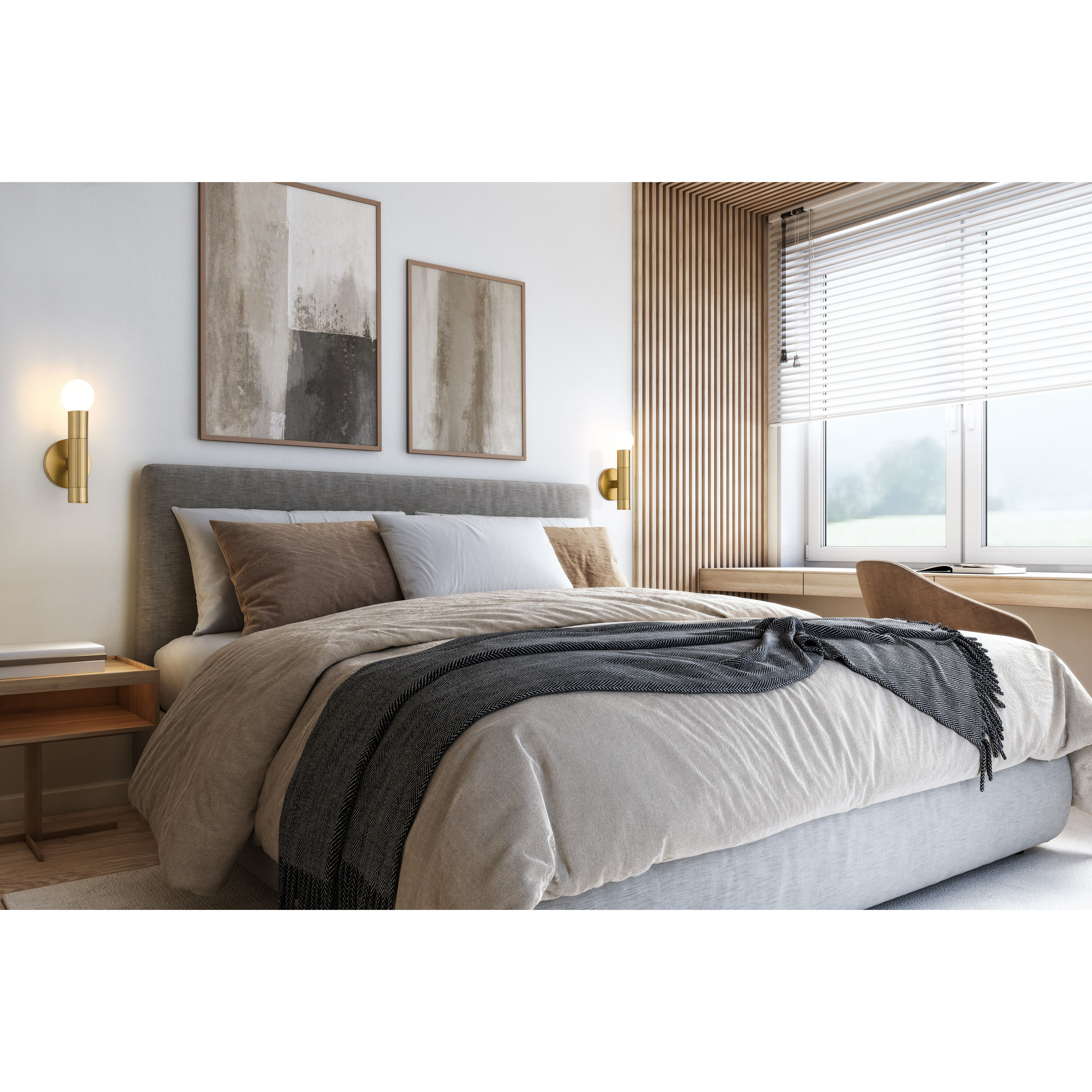 Stari Wall Sconce Wall Light in Modern Gold