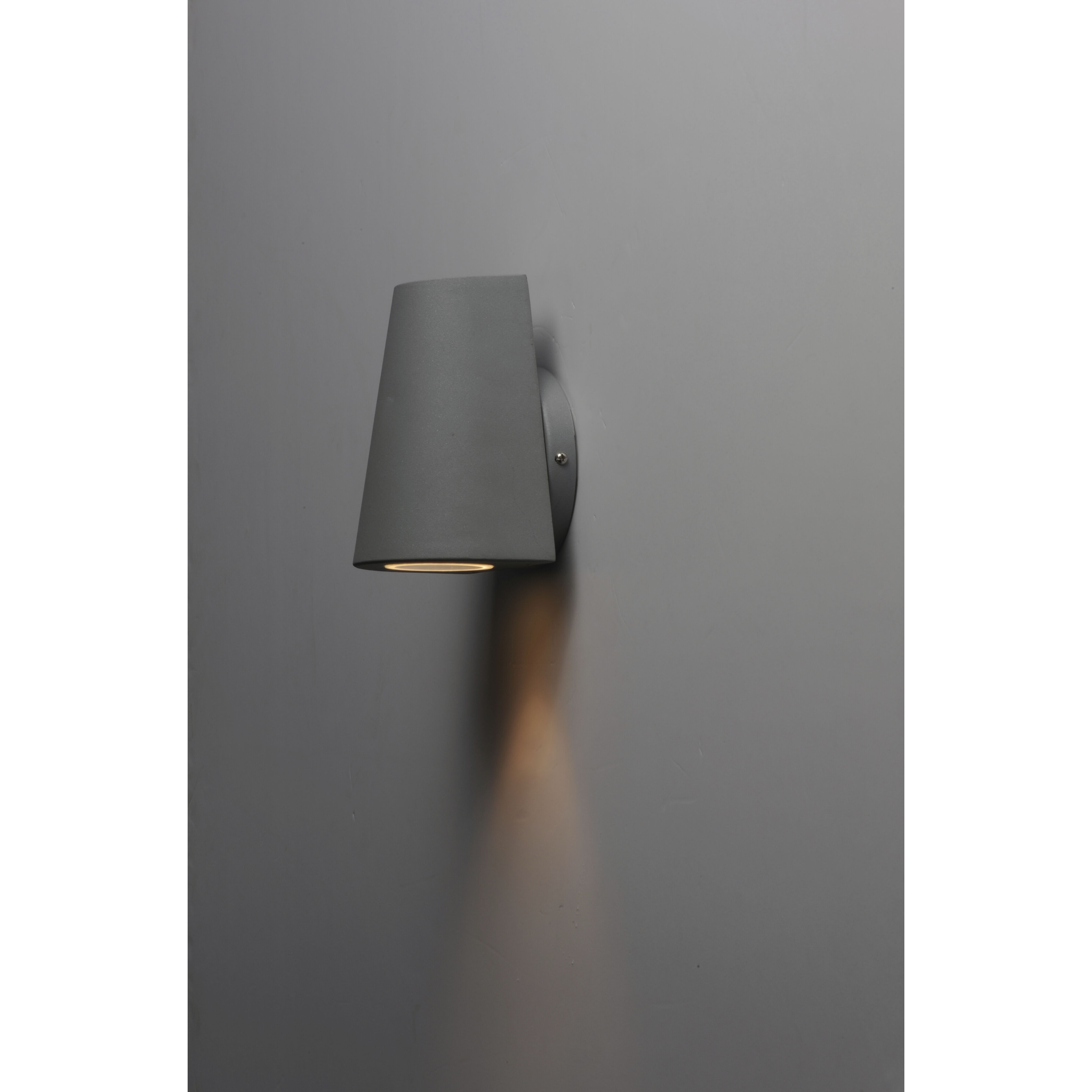 Mini LED 6 inch Silver Outdoor Wall Mount