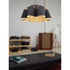 Victoria 29.5 inch Ebony Pendant Ceiling Light in Ebony/Ash