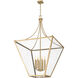 Montalcino 8 Light 32 inch Rubbed Brass Chandelier Ceiling Light