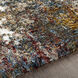 Celestial Shag 84 X 63 inch Teal Rug in 5 x 8, Rectangle