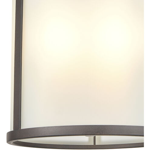 Armstrong Grove 3 Light 12 inch Espresso with Satin Nickel Pendant Ceiling Light