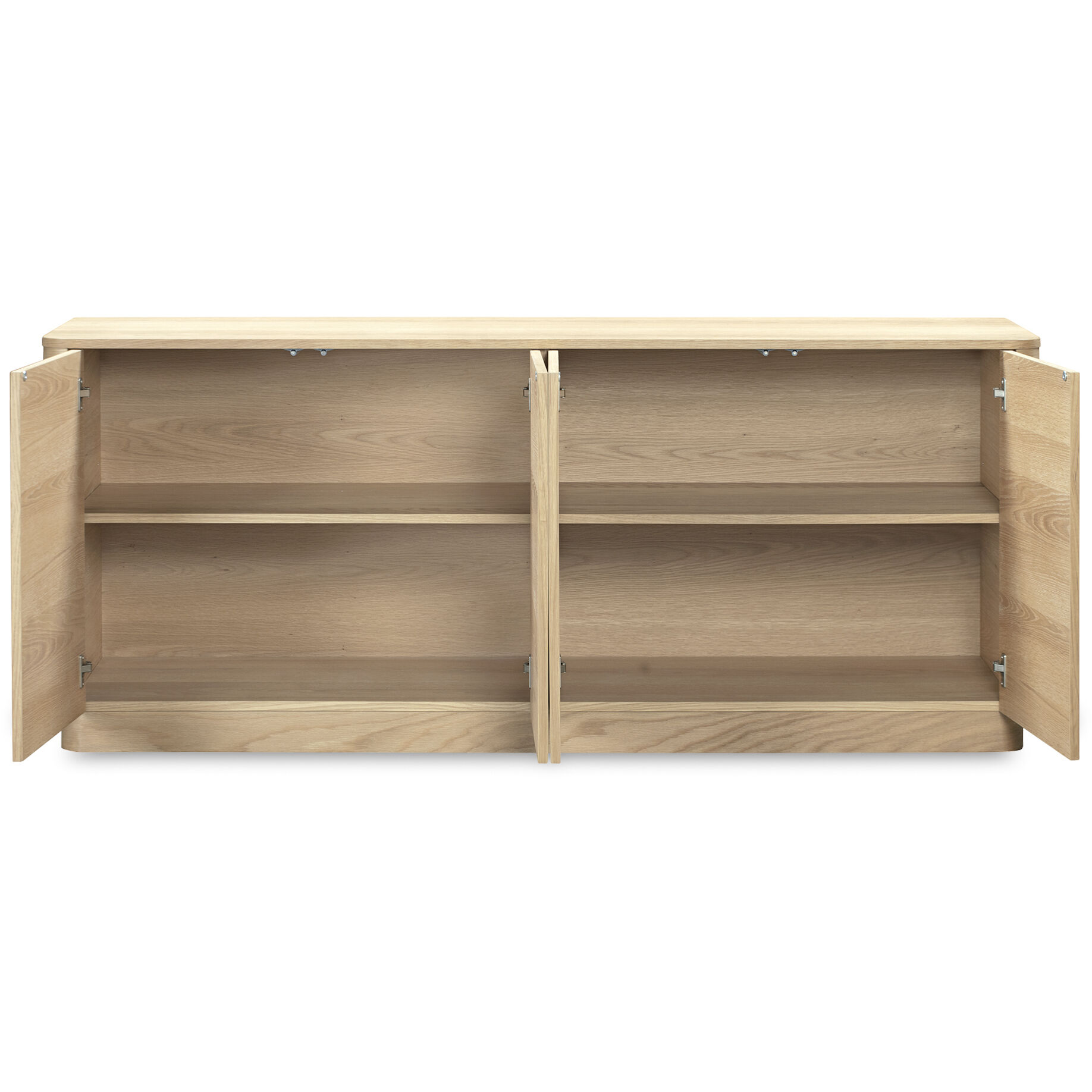 Round Off 72 X 19 inch Natural Sideboard