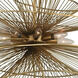 Aurora 8 Light 32 inch Nordic Brass Pendant Ceiling Light