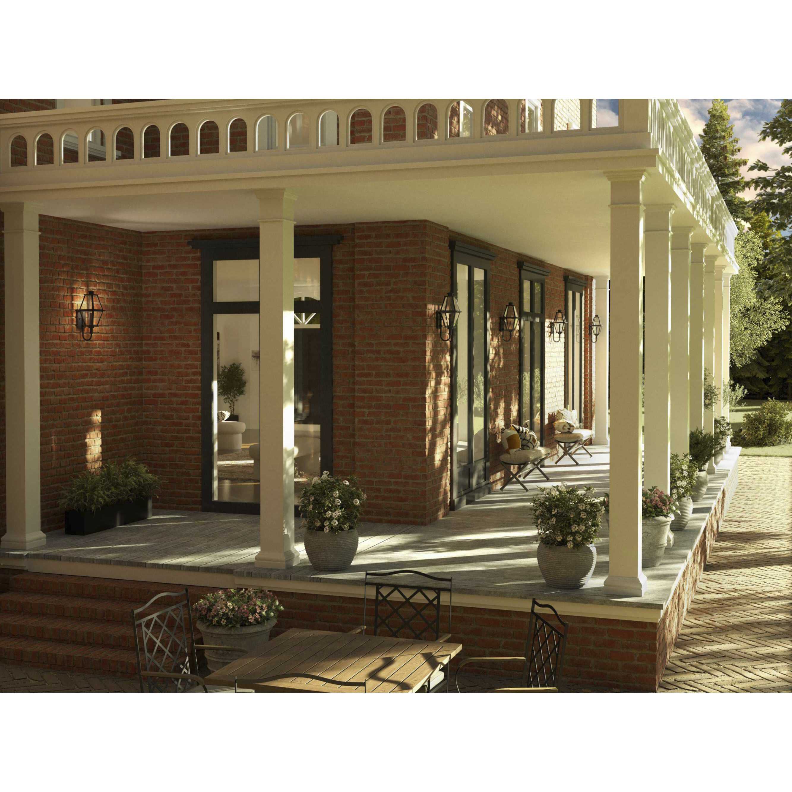 Bradshaw 1 Light 32 inch Textured Black Outdoor Wall Lantern, Design Series