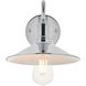 Etude 1 Light 9 inch Chrome Wall Sconce Wall Light
