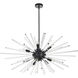 Sienna 10 Light 42 inch Black Pendant Ceiling Light