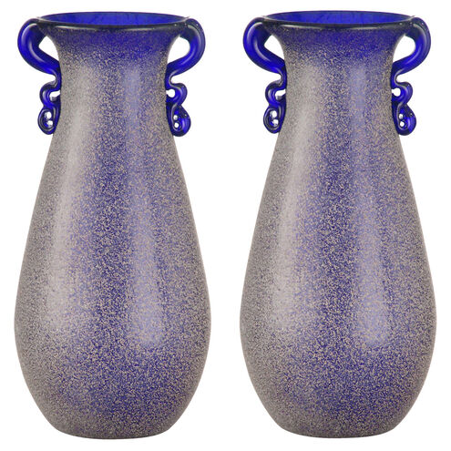 Springdale 9 X 4 inch Hand Blown Art Glass Vase