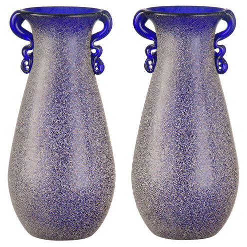 Springdale 9 X 4 inch Hand Blown Art Glass Vase