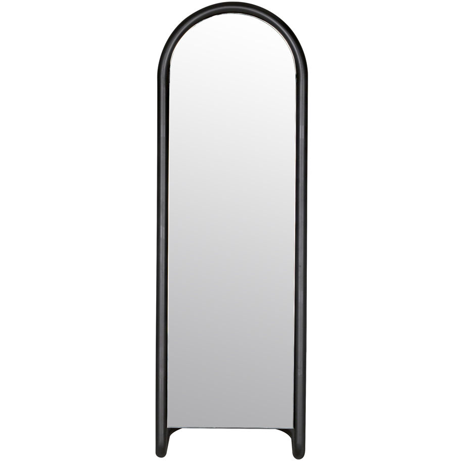 Duke 71 X 23.5 inch Matte Black Mirror