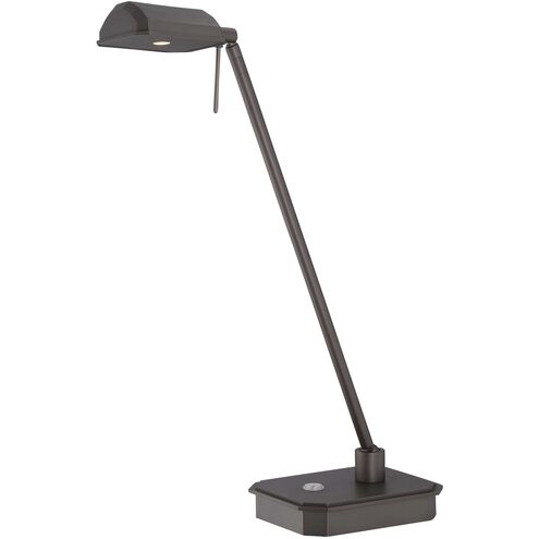 George's Reading Room 19.75 inch 8 watt Copper Bronze Patina Table Lamp Portable Light