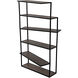 Verso Matte Black Bookcase