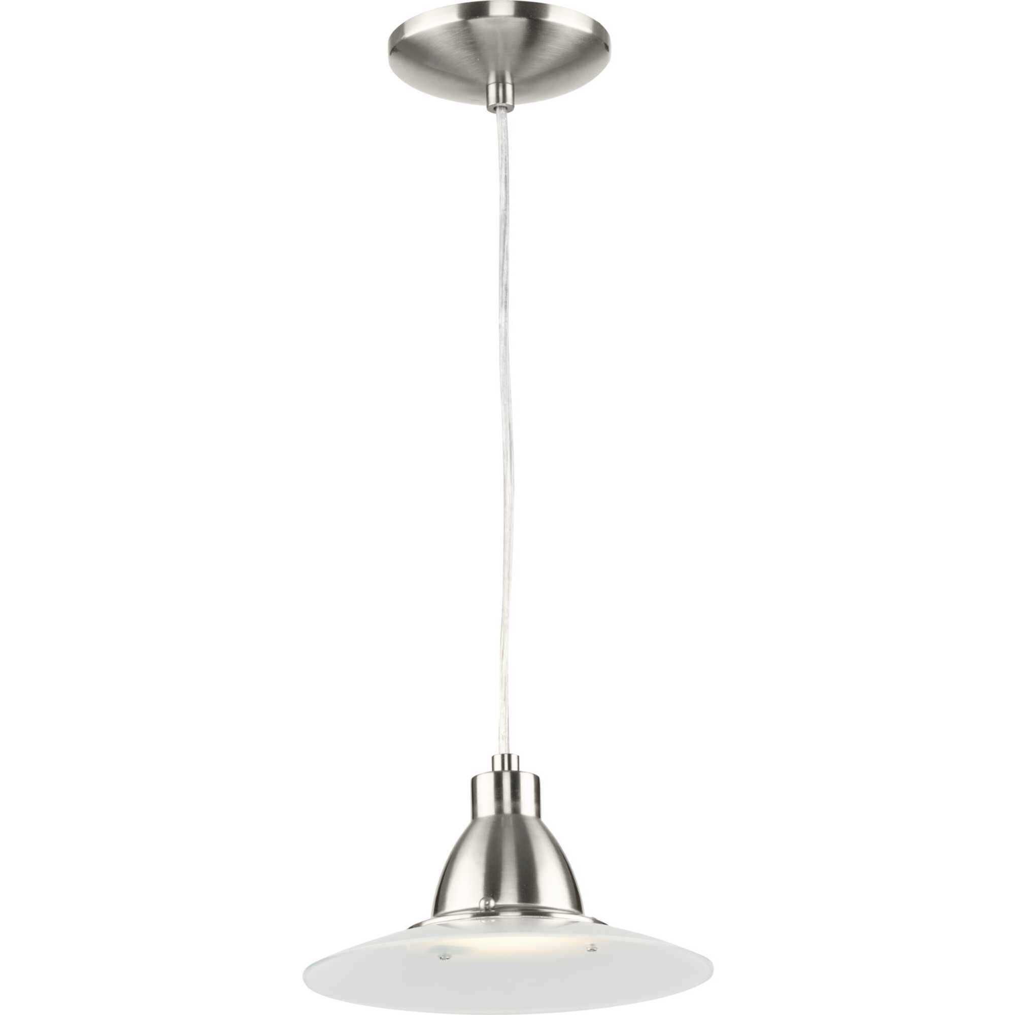 Avant LED LED 9 inch Brushed Nickel Mini-Pendant Ceiling Light, Progress LED