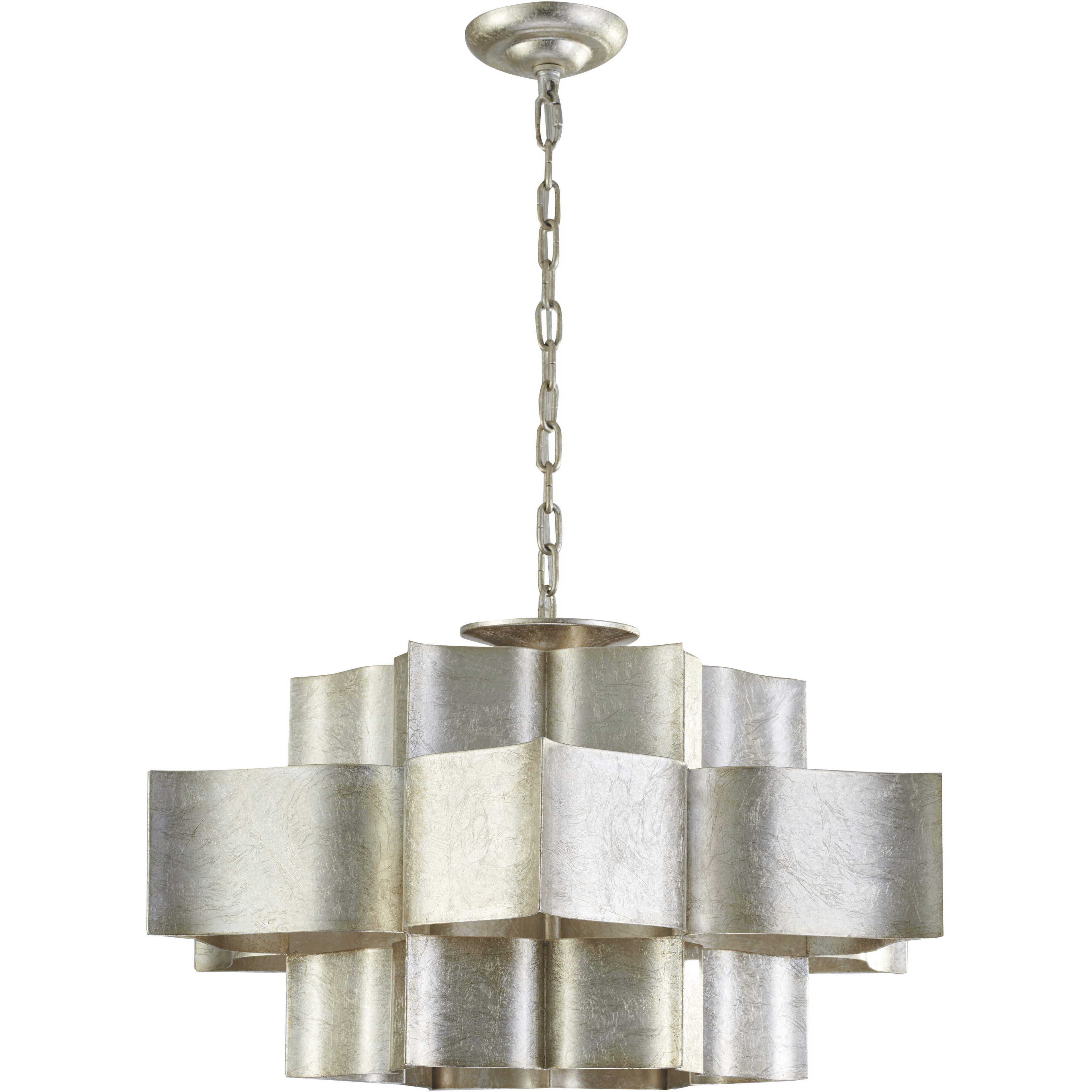 Canada 12 Light 29.9 inch Antique Silver Chandelier Ceiling Light