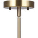 Harken 3 Light 23 inch Black/Gold Chandelier Ceiling Light