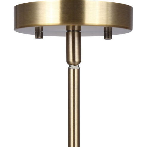 Harken 3 Light 23 inch Black/Gold Chandelier Ceiling Light