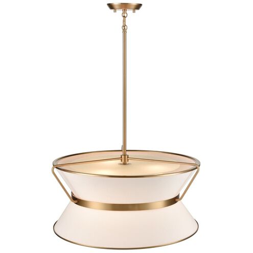 Layla LED 22 inch Brushed Brass Chandelier Ceiling Light