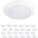 Disc LED 9.18 inch White Flush Mount Ceiling Light in 24, WAC Limited