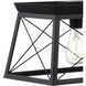 Briarwood 5 Light 38 inch Textured Black Linear Chandelier Ceiling Light