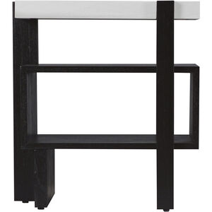 Riviera 24 X 22 inch Checkmate Black with Checkmate White Accent Table