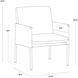 Bellevue Belfast Heather Grey / Bravo Ash Lounge Chair