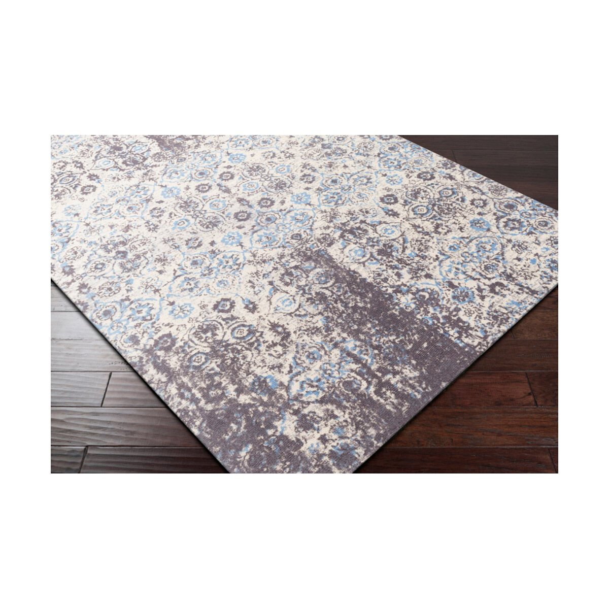 Edith 120 X 96 inch Neutral and Gray Area Rug, Wool