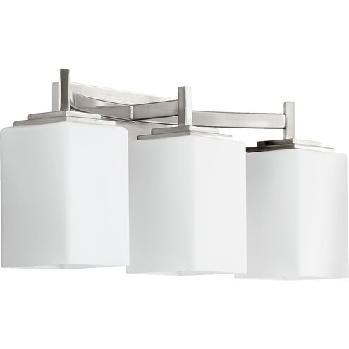 Delta 3 Light 20 inch Satin Nickel Vanity Light Wall Light
