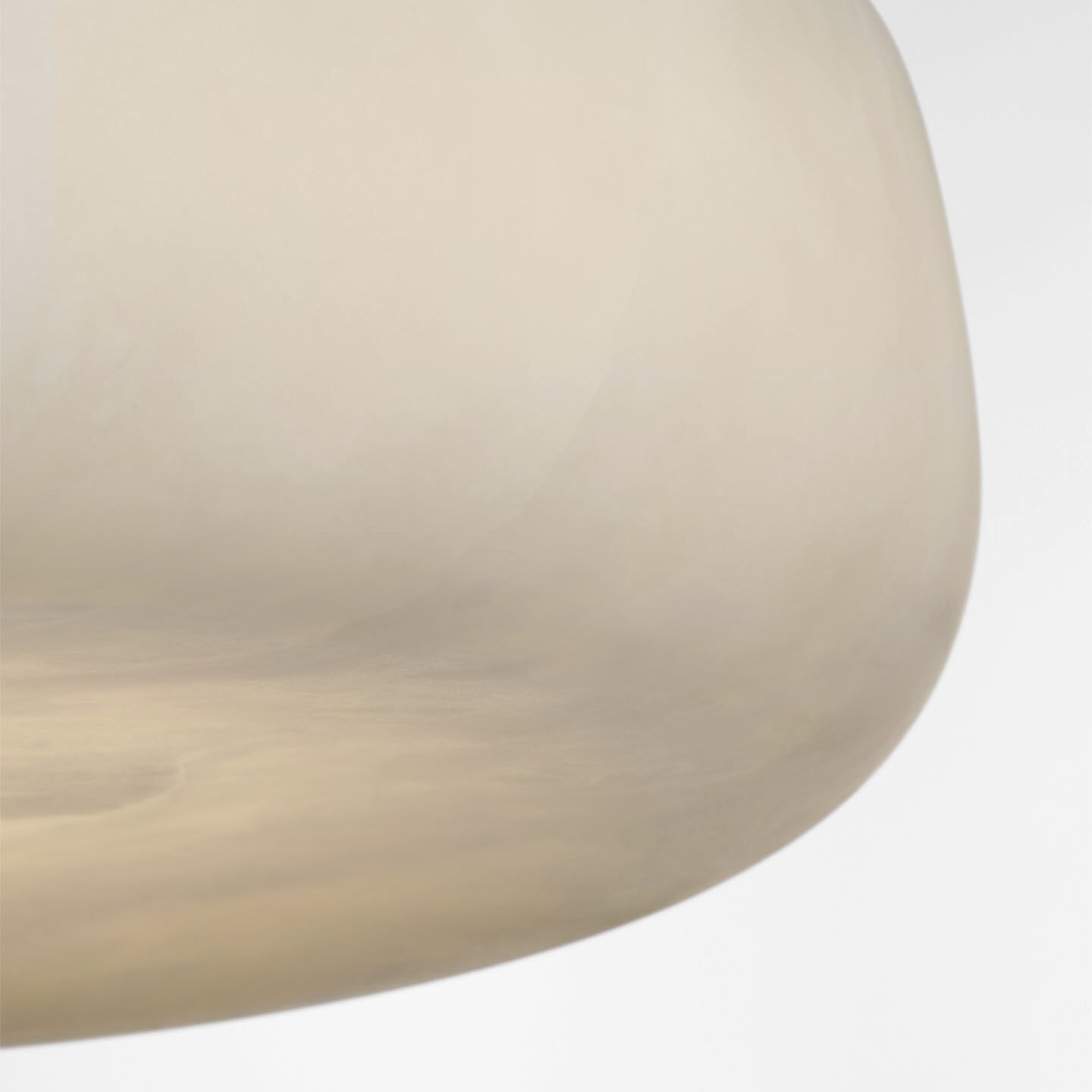 Kelly Wearstler Formosa LED 17 inch Alabaster and Polished Nickel Flush Mount Ceiling Light