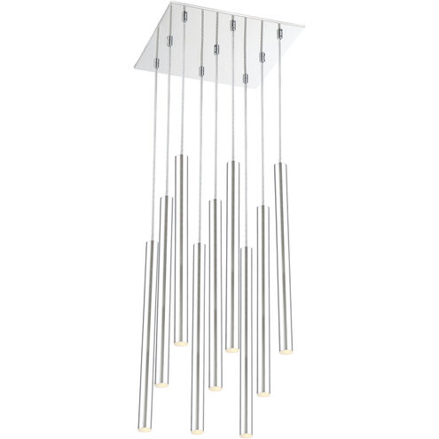 Forest LED 14 inch Chrome Chandelier Ceiling Light