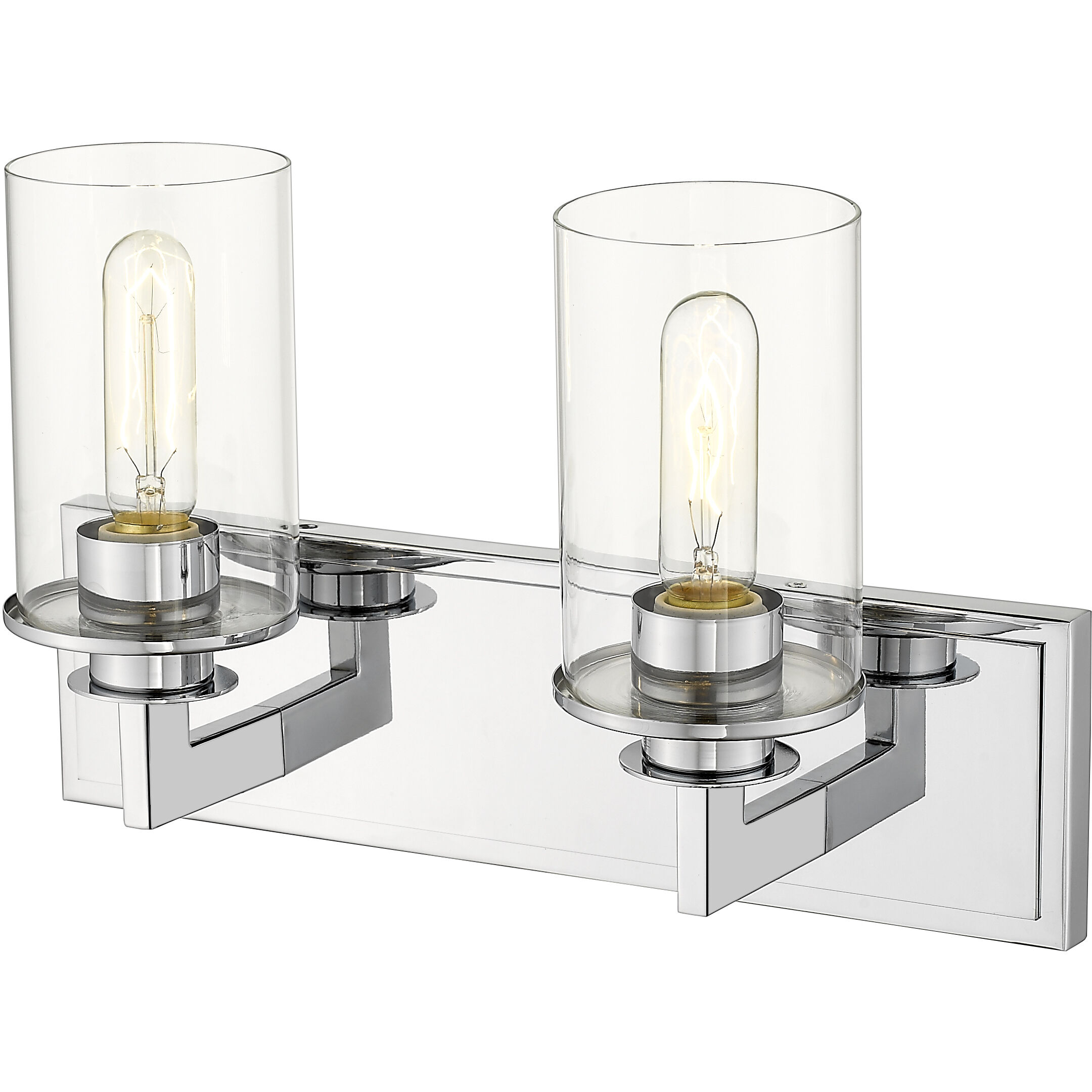 Savannah 2 Light 16.25 inch Chrome Vanity Wall Light