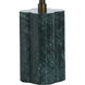 Amabel 13 inch 15 watt Green Marble Table Lamp Portable Light