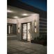 Odin 2 Light 50 inch Black Outdoor Wall Sconce