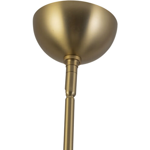 Alora Mood Rosemary 5 Light 31.13 inch Brushed Gold Chandelier Ceiling Light in Brushed Gold and Folded White