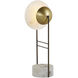 Owen 32 inch Stained Gold / Brushed Copper Table Lamp Portable Light