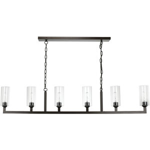 Linear 6 Light 62.00 inch Island Light