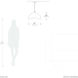 Luna Bella 1 Light 15 inch Satin Nickel Pendant Ceiling Light in Satin Nickel and White Steel